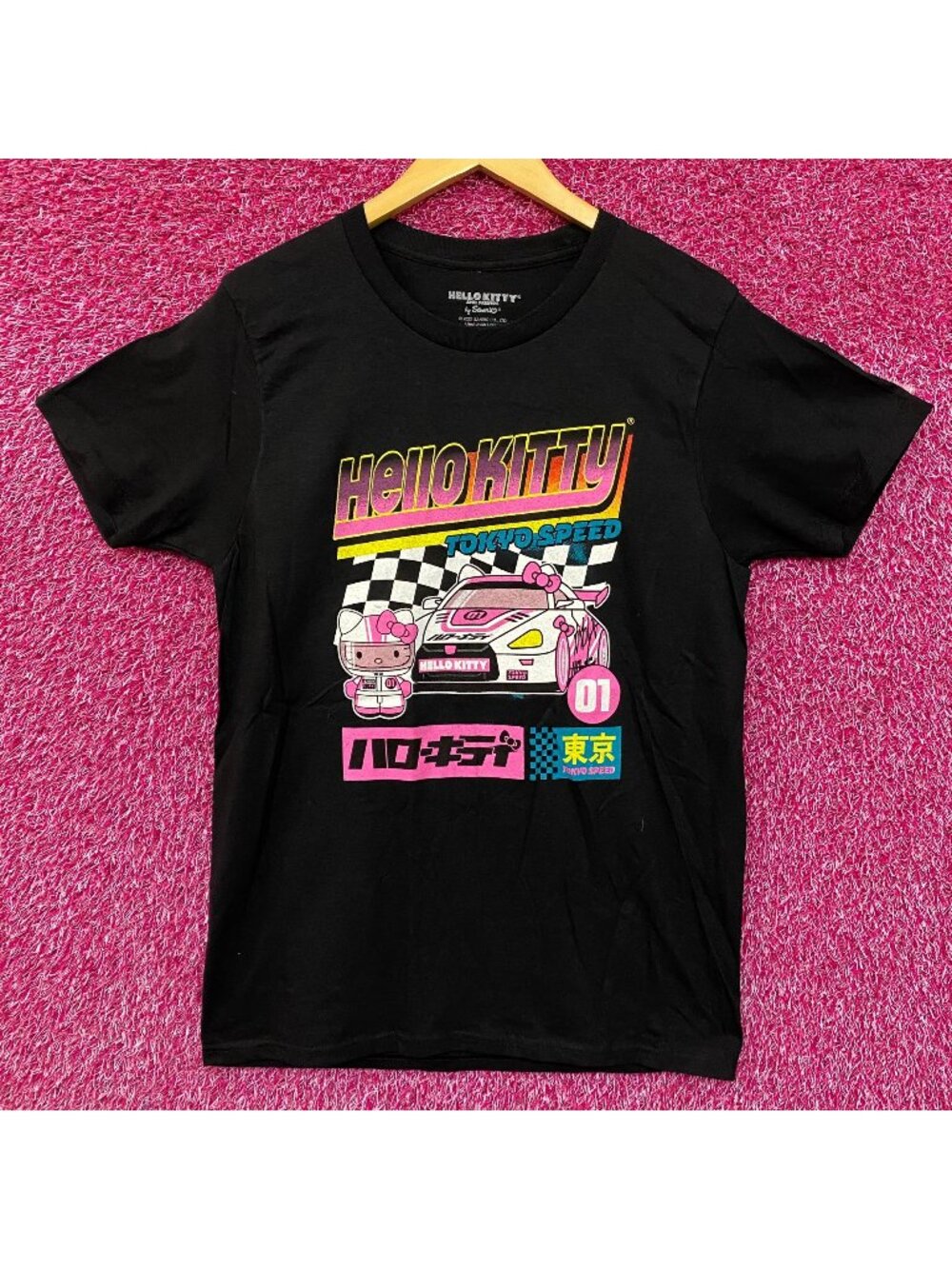 Sanrio Hello Kitty Tokyo Speed Kawaii Racing T-shirt Medium